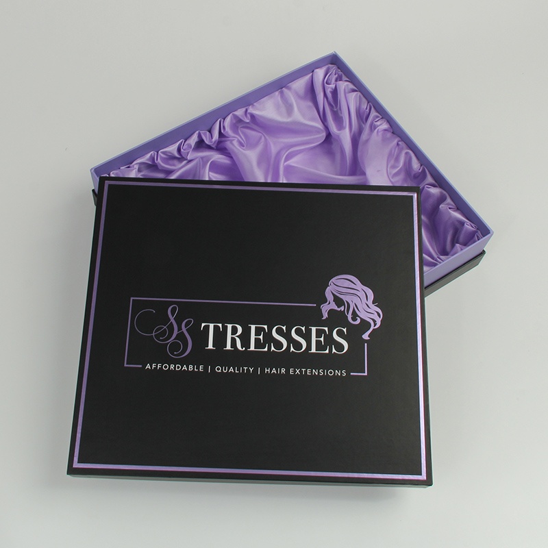 Cajas para pelucas Embalaje con logotipo personalizado Caja para pelucas Caja para el cabello