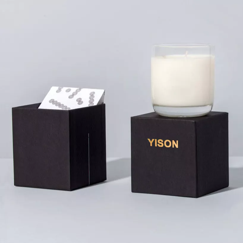 Caja de embalaje de regalo de cartón de velas de lujo Cajas de embalaje de velas 