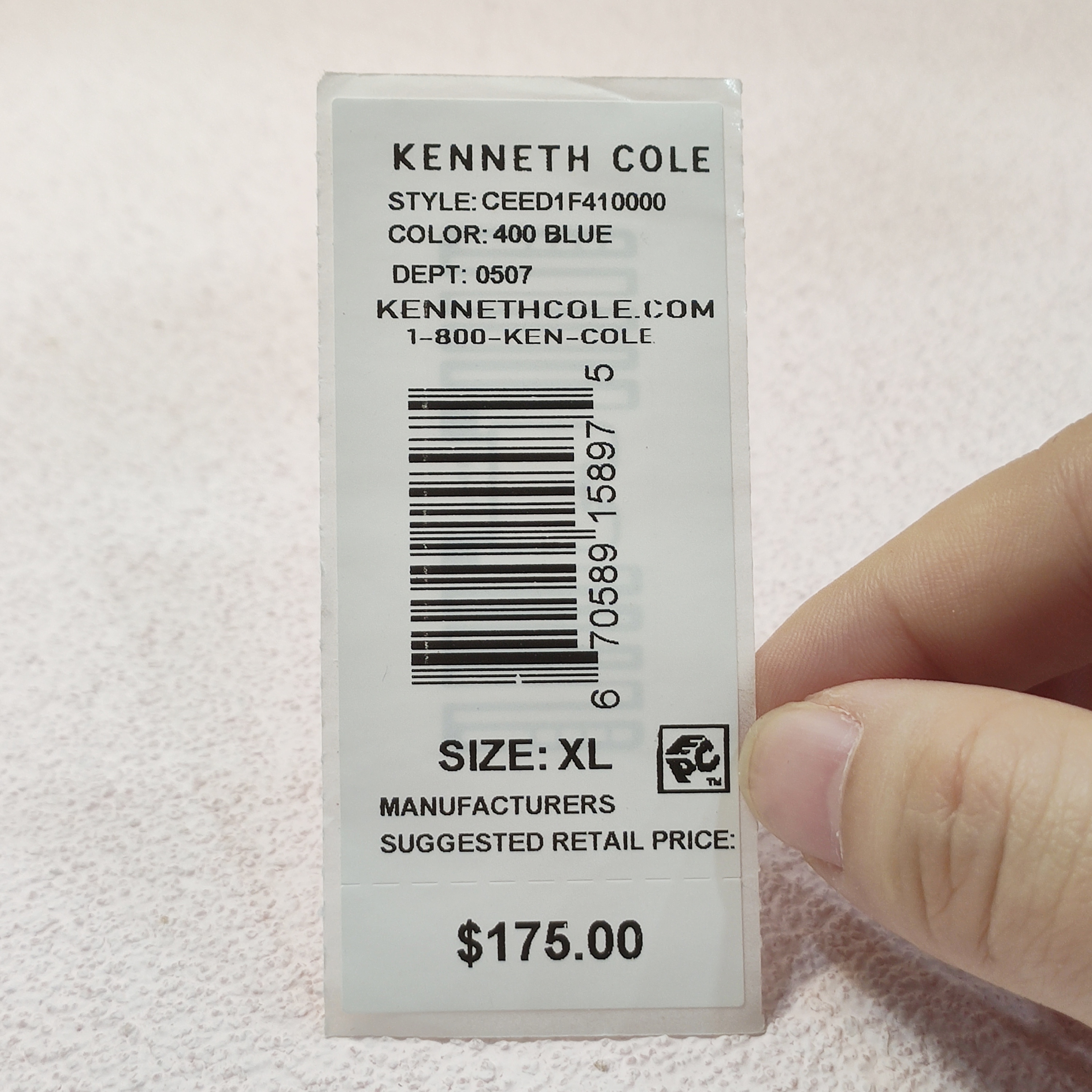 Etiquetas RFID de gestión de inventario de tiendas minoristas de ropa